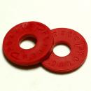 RUBBER STRAP LOCK RED