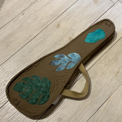 かわいいハワイアンキルト ウクレレケース ソプラノ ハンドメイド 手作り